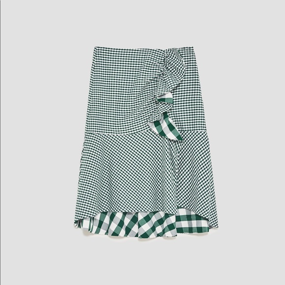 ⭐️⭐️Sale!! Zara Midi Asymmetric Skirt **Host Pic** - Picture 6 of 8